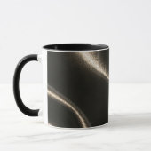 Zwarte Goud Glans Mok (Links)