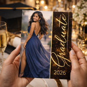 Zwarte Goud Gradiënt Gloeiende Uitnodiging