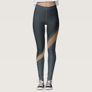 Zwarte Goud Luxe Fitness Leggings