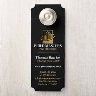Zwarte Goud Professionele Bouwer Constructie Deurhanger