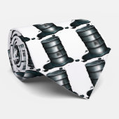 Zwarte Goud Stropdas (Opgerold)
