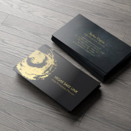 Zwarte Goud Symbool Sake Sommelier Wijngaard Barte Visitekaartje