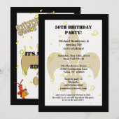 Zwarte goudbruine kreefkweekvis kaart (Voorkant / Achterkant)