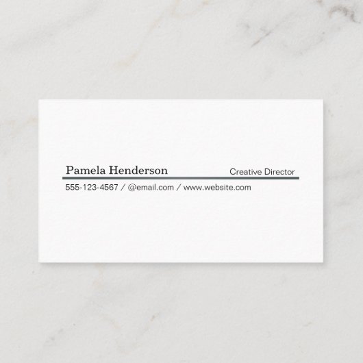 Zwarte gouden achtergrond | Monogram Classic Visitekaartje (Achterkant)