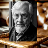 Zwarte gouden ballonnen foto 90ste verjaardagsfees kaart