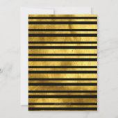 Zwarte gouden ballonnen op Afstuderen Kaart (Achterkant)