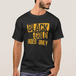 Zwarte gouden dag Notre Dame High School Football T-shirt