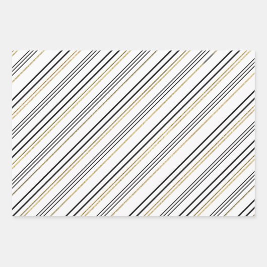 Zwarte, gouden en witte spelden, strips en neusvlo inpakpapier vel (Voorkant 2)