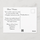 Zwarte & Gouden Halloween Schedel Sleutels voor Br Briefkaart (Achterkant)