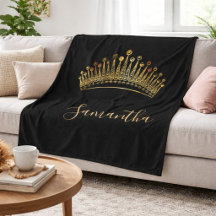 Zwarte gouden koningin prinses tiara kroon naam