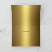 Zwarte & Gouden Kroon Bedankkaart (Binnen)
