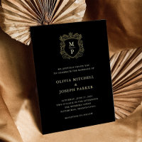 Zwarte Gouden Kroon | Elegante Trouw