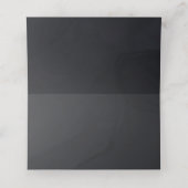 zwarte & gouden marmeren plaatskaart plaatskaartje (Binnenkant ongevouwen)