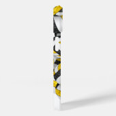 Zwarte gouden monogrammen volleybal meisjes Case-Mate iPhone case (Achterkant / Rechts)