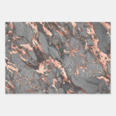 Zwarte gouden roos inpakpapier vel (Voorkant 3)