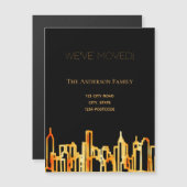 Zwarte gouden skyline die we verhuisden (Voorkant / Achterkant)