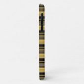 Zwarte gouden strepen leuk Case-Mate iPhone case (Achterkant/links)
