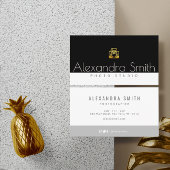 zwarte gouden tekstfotograaf visitekaartje