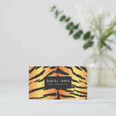 Zwarte gouden tinten voor hoger afdrukken visitekaartje (Staand voorkant)