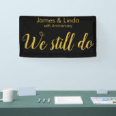 Zwarte gouden verjaardagsfeest Eed hernieuwde acht Spandoek (Beurs)