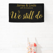 Zwarte gouden verjaardagsfeest Eed hernieuwde acht Spandoek (Insitu)