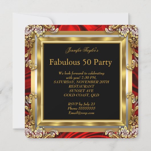 Zwarte gouden zwarte haarvlek op hoge hoogte kaart (Achterkant)