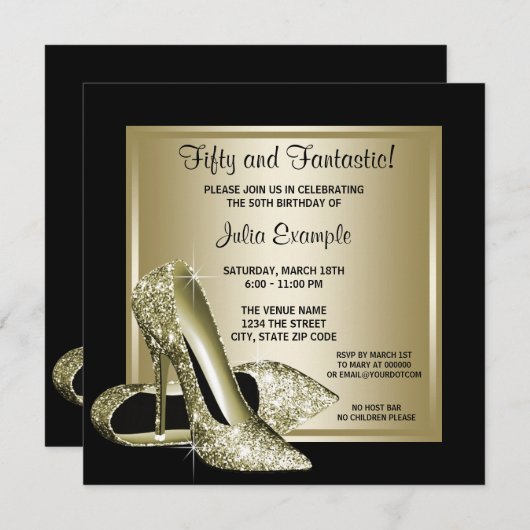 Zwarte goudhiel - baard kaart (Voorkant / Achterkant)