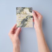 Zwarte goudhoudende vloeibare Waterverf alcoholink Flyer (Hand)