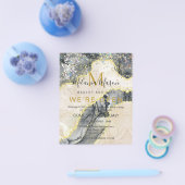 Zwarte goudhoudende vloeibare Waterverf alcoholink Flyer (Enkel)