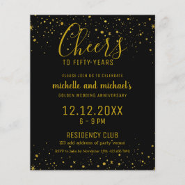 Zwarte goudkaas tot 50 jaar gouden Jubileum