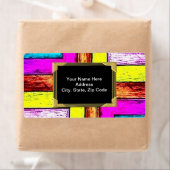 Zwarte goudkleurige monogram labels (Insitu)