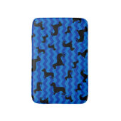 Zwarte goudmakreel badmat (Voorkant Verticaal)