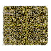  zwarte goudmakreel snijplank (Voorkant)