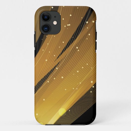 zwarte goudmarmer Hoesje-Mate Tough Apple Case-Mate iPhone Case (Achterkant)