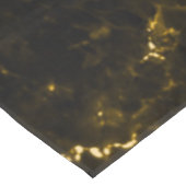 Zwarte goudmarmer tafelkleed (Gekanteld)