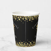 Zwarte goudprijs van de verpleegschool papieren bekers (Rechts)