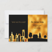 Zwarte goudstad, land dat we verplaatst hebben aankondiging (Voorkant)