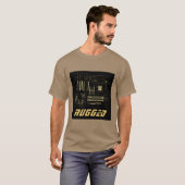 zwarte goudstak | Circuit Board | Technologie T-shirt (Voorkant volledig)