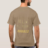 zwarte goudstak | Circuit Board | Technologie T-shirt (Achterkant)