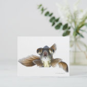 Zwarte goudvis (Carassius auratus) Briefkaart (Staand voorkant)