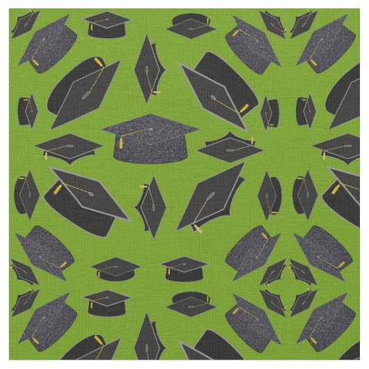 Zwarte graafkap boven groene gras stof (Close Up)