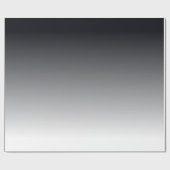 Zwarte gradiënt cadeaupapier (Vlak)