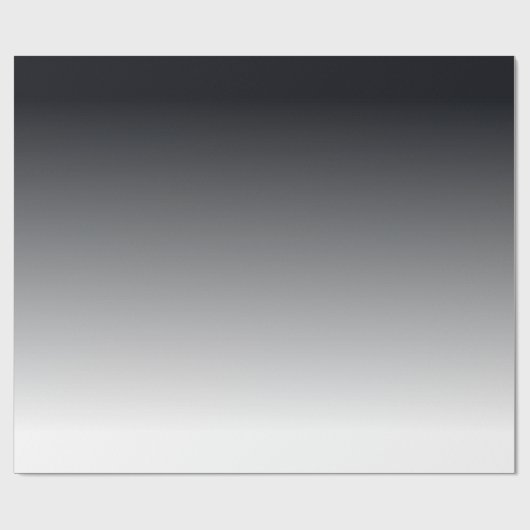 Zwarte gradiënt cadeaupapier (Vlak)