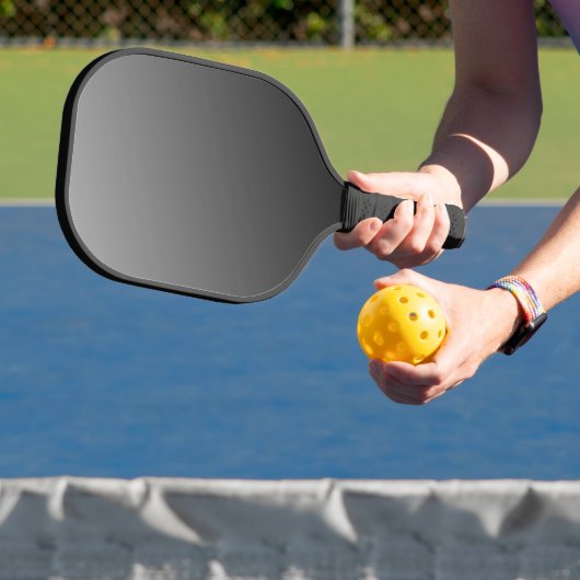 Zwarte gradiënt ombre pickleball paddle (Insitu)