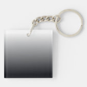 Zwarte gradiënt sleutelhanger (Achterkant)