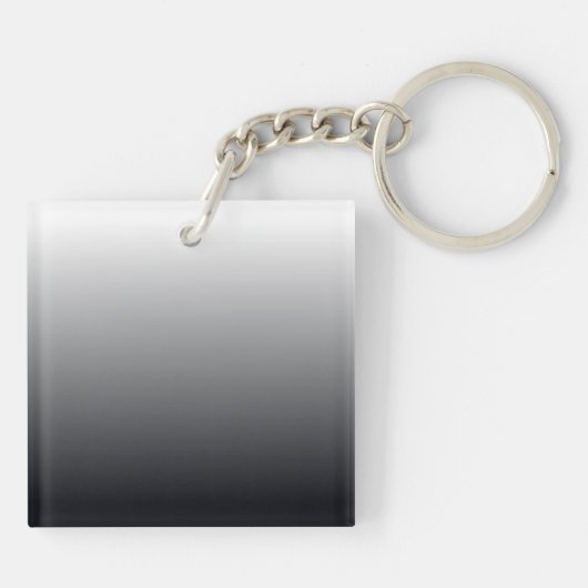 Zwarte gradiënt sleutelhanger (Achterkant)