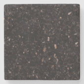 Zwarte graniet stenen onderzetter (Voorkant)