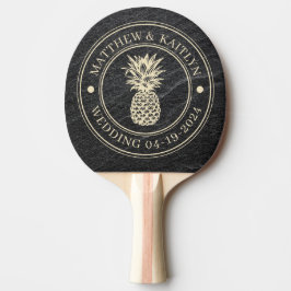 Zwarte Granieten Stenen Ananas Trouw Namen Tafeltennisbatje