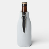 Zwarte Grappige Humor Ik Snaorhaar Flesjeskoeler (Fles Achterkant)