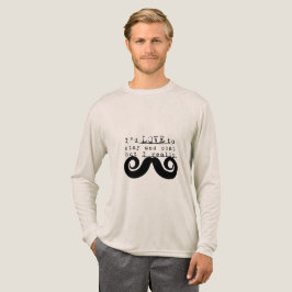 Zwarte Grappige Humor Ik Snavel Tri-Blend Shirt